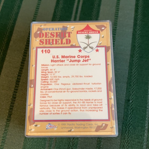 Operation Dessert Shield Trading Cards - Picture 2 of 3